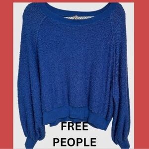 Nubby Knit Free People Wide Boatneck Top